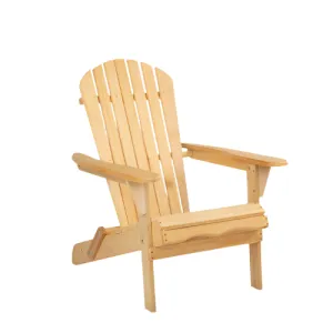 Gardeon Outdoor Furniture Beach Chair Wooden Adirondack Patio Garden Lounge
