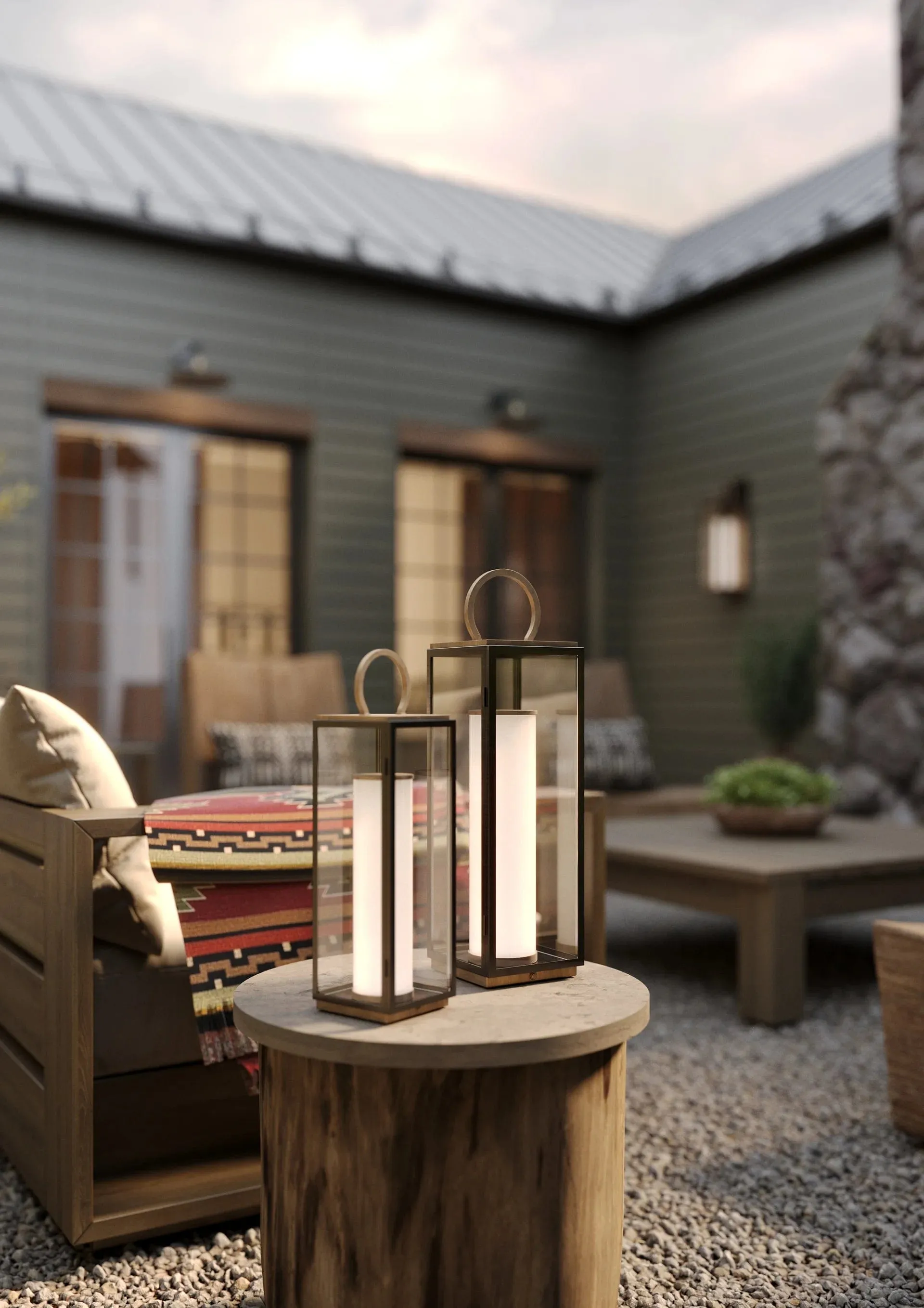 Gareth Outdoor Rechargeable Table Lamp