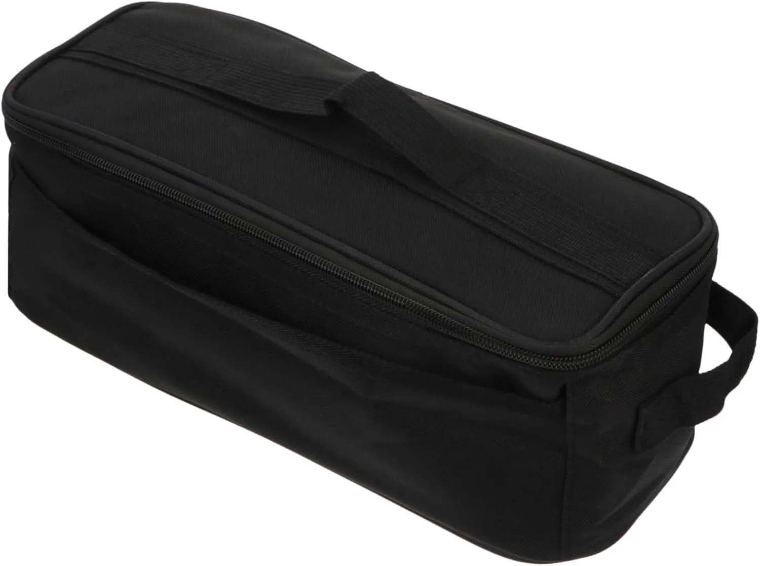 Garneck Cutlery Storage Box Tableware Bag Travel Cutlery Camping Utensils Bag Waterproof Container Bbq Carrying Bag Travel Lunch Bag Picnic Tableware Container Black Oxford Cloth