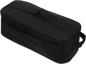 Garneck Cutlery Storage Box Tableware Bag Travel Cutlery Camping Utensils Bag Waterproof Container Bbq Carrying Bag Travel Lunch Bag Picnic Tableware Container Black Oxford Cloth
