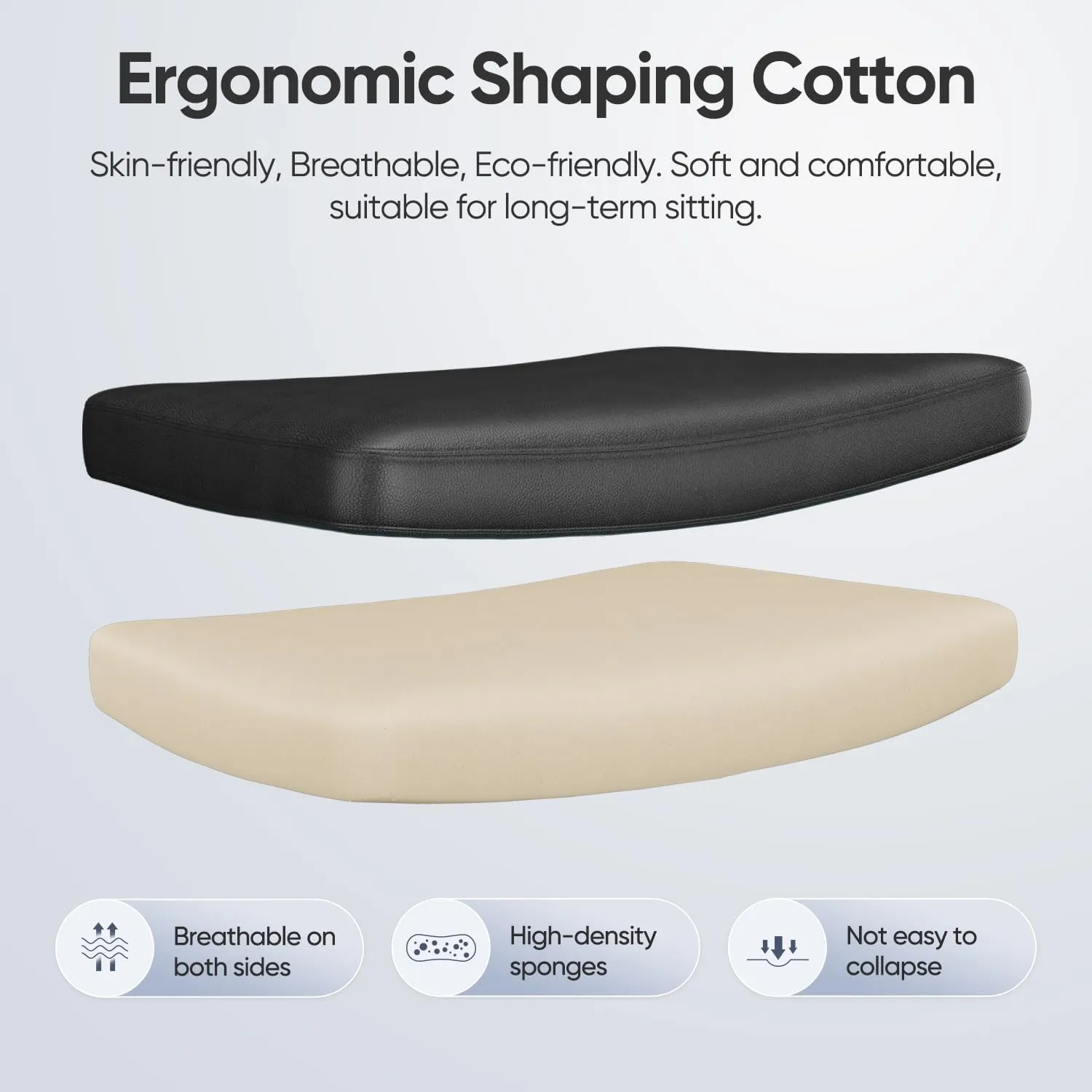 Genuine Leather Office Chair, Padded Executive Desk Chair with Arms and Wheels, Modern Rolling Leather Desk Chairs with Lumbar Support, Ergonomic Computer Chairs with Aluminum Arms and Base