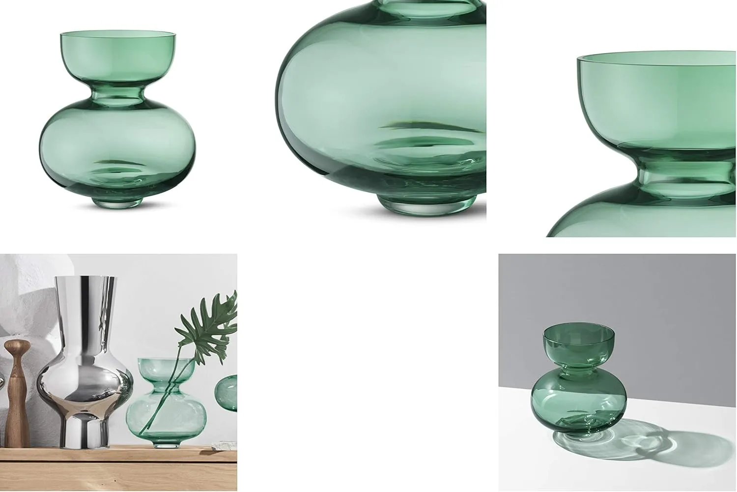 Georg Jensen Alfredo Mouth-Blown Glass Vase