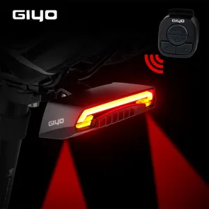 GIYO Battery Pack Bicycle Light USB Rechargeable Mount Bicycle Lamp Rear Tail Light Led Turn Signals Cycling Light Bike Lantern
