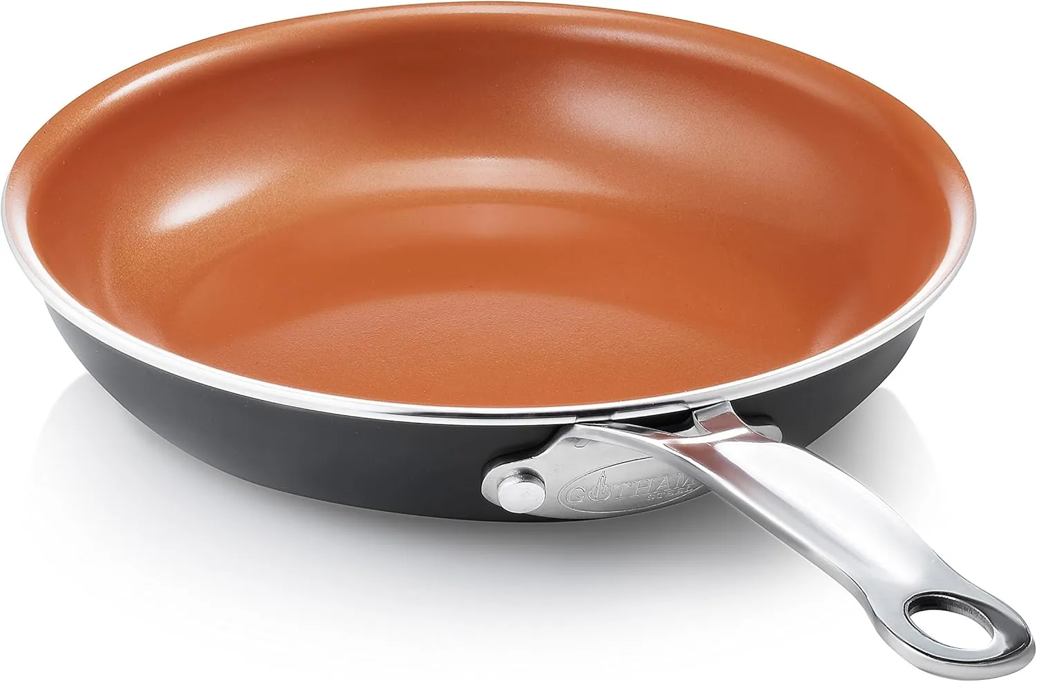 Gotham Steel Cookware Set, 10 Piece, Brown