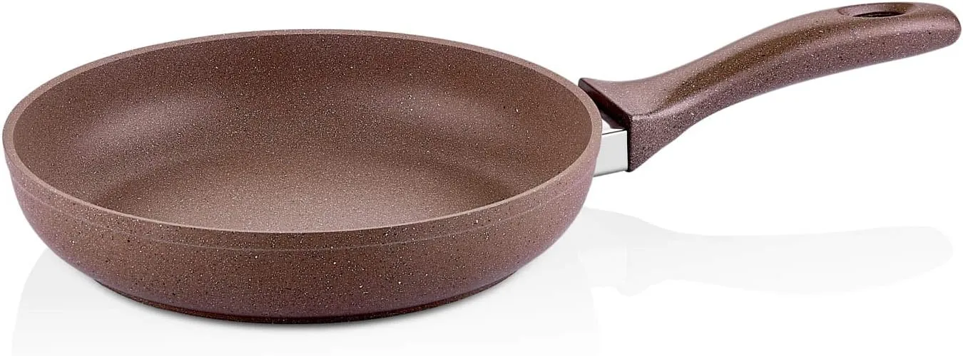 Granite Frying Pan | Non-Stick | Scratch-Resistant Forged Aluminum w/QuanTanium Coating | Even Heating Cooking Dishware | Includes Storage Bag (9.5-Inch)