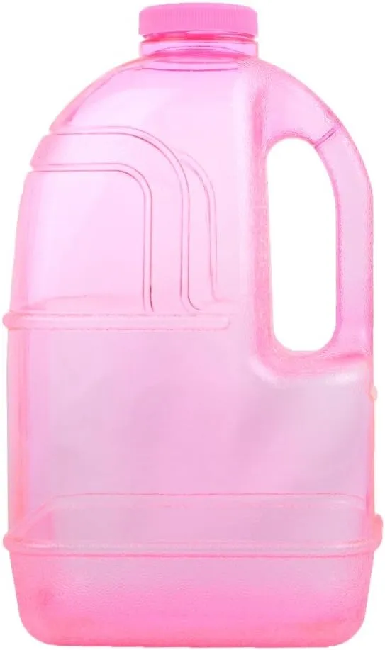 H8O® 1 Gallon Square BPA Free Water Bottle with 48mm Cap & Built-in Handle