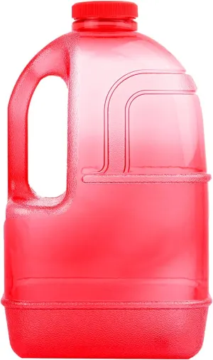 H8O® 1 Gallon Square BPA Free Water Bottle with 48mm Cap & Built-in Handle