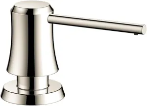 hansgrohe3-inch Bath and Kitchen Sink Soap Dispenser Transitional in Polished Nickel, 04796830