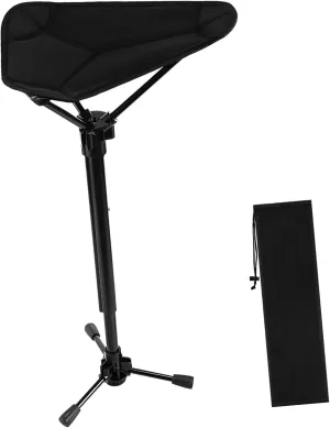 Happyyami Adjustable Height Stool for Outdoor Use Lightweight Aluminum for Camping Hiking and