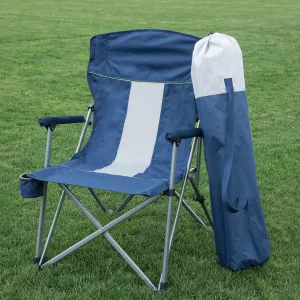Hard Arm Chair Oversize for Extra Comfort, 325 LBS Capacity Include Carry Bag