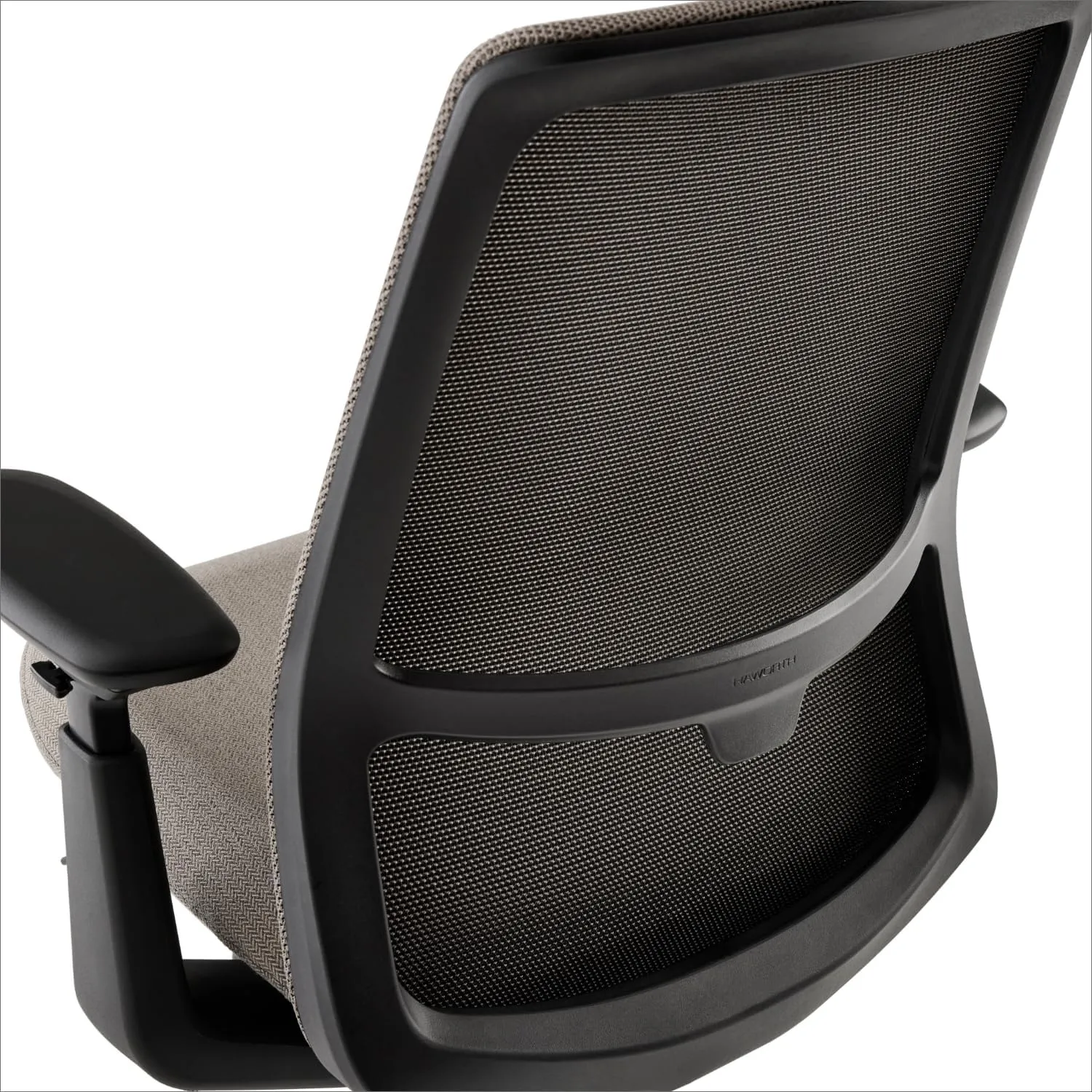 Haworth Soji Office Chair with Ergonomic Adjustments, Flexible Mesh Back (Clay)