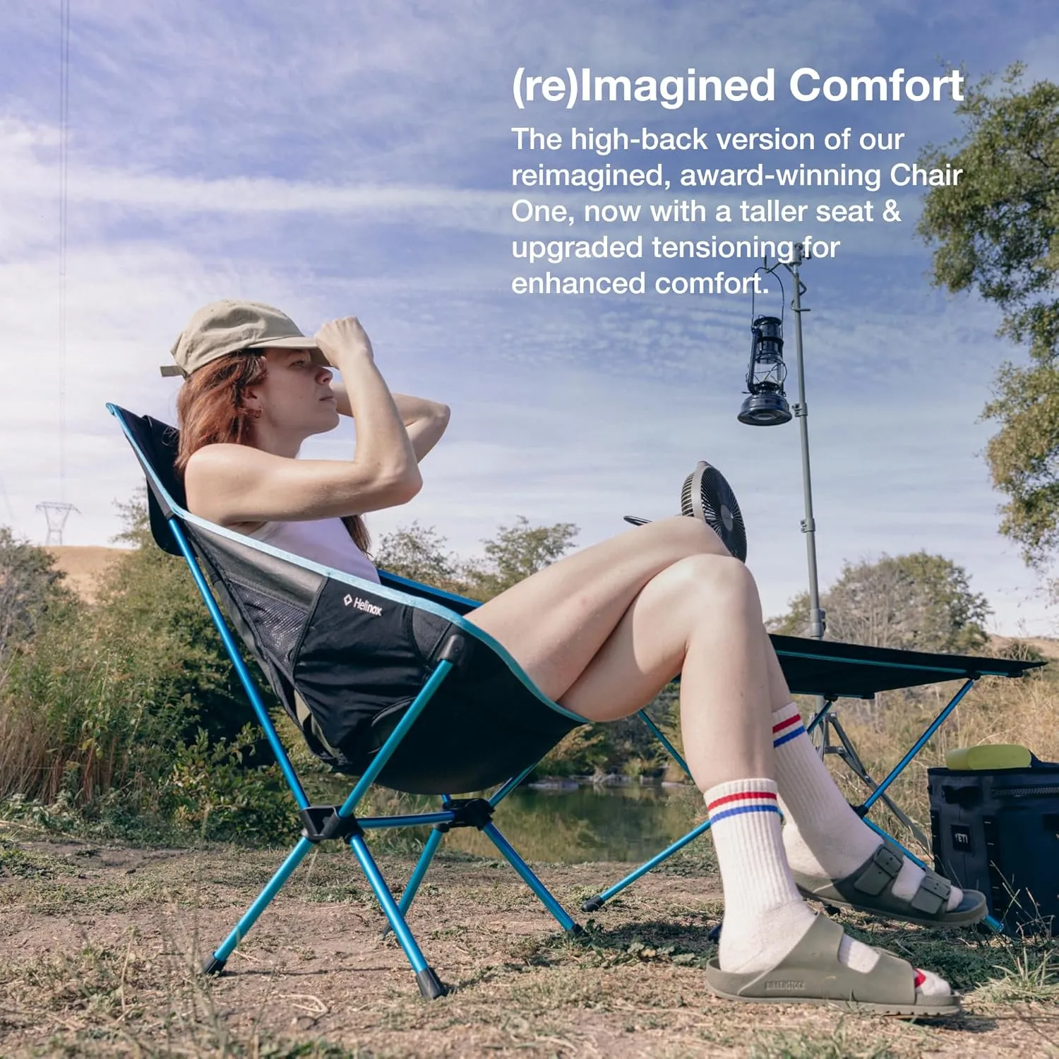 Helinox Chair One Highback (re) High-Performance Camping Chair, Coyote Tan