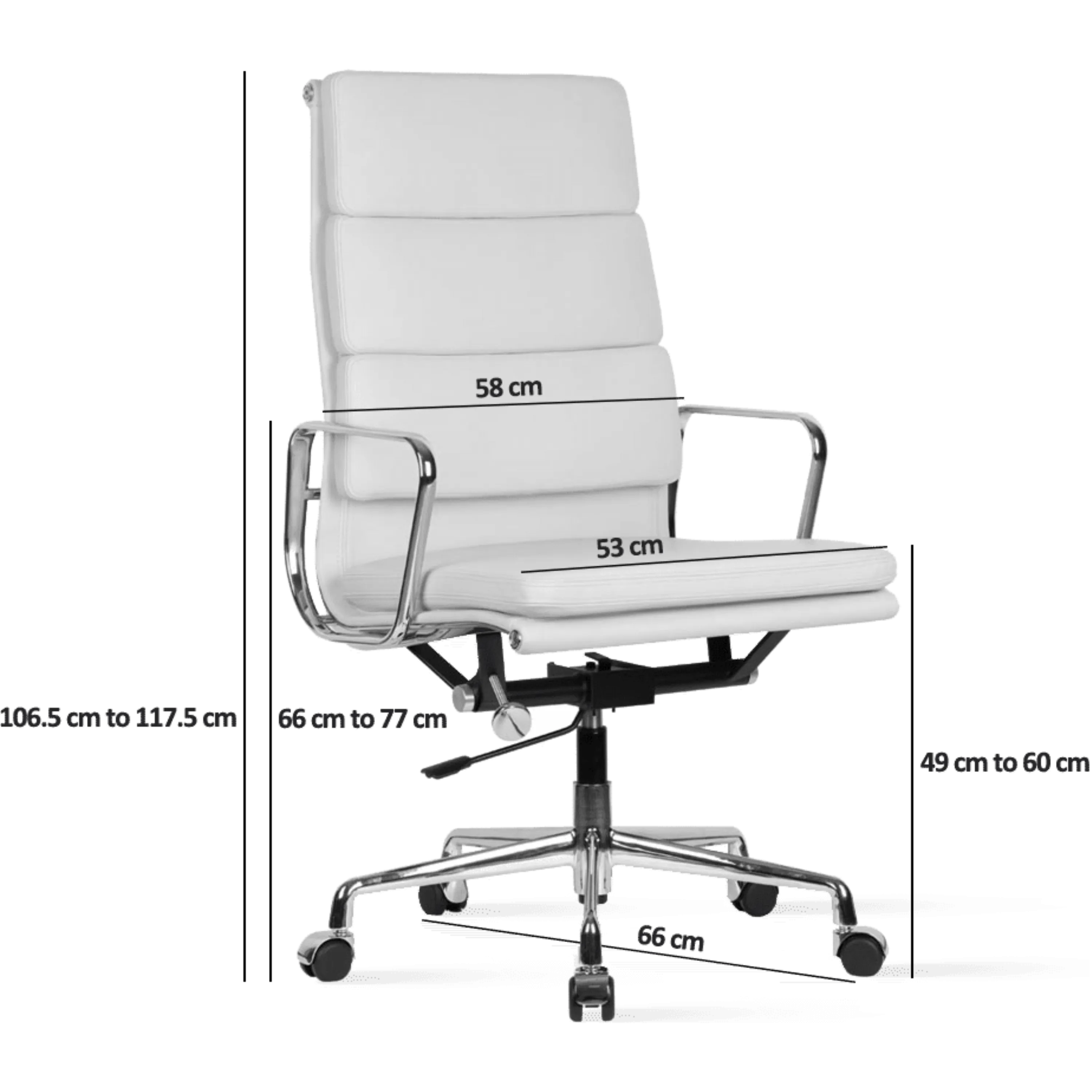 High Back Padded Office Chair