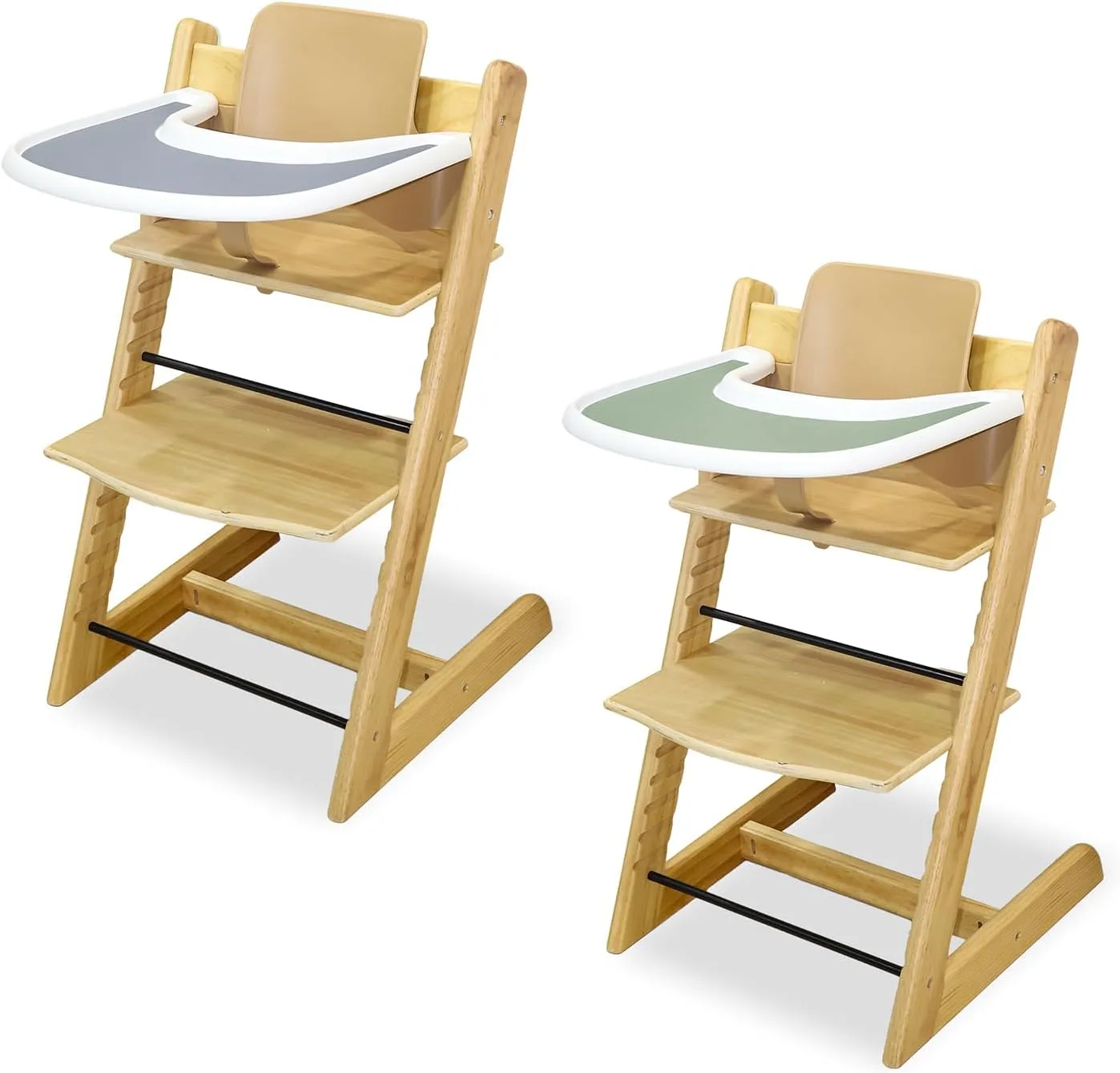 High Chair Cushion, Soft and Comfortable for Tripp Trapp High Chair Cushion, with Two High Chair Placemat, for Tripp Trapp Cushion Set Makes It More Comfortable for Baby (Ocean Animal)