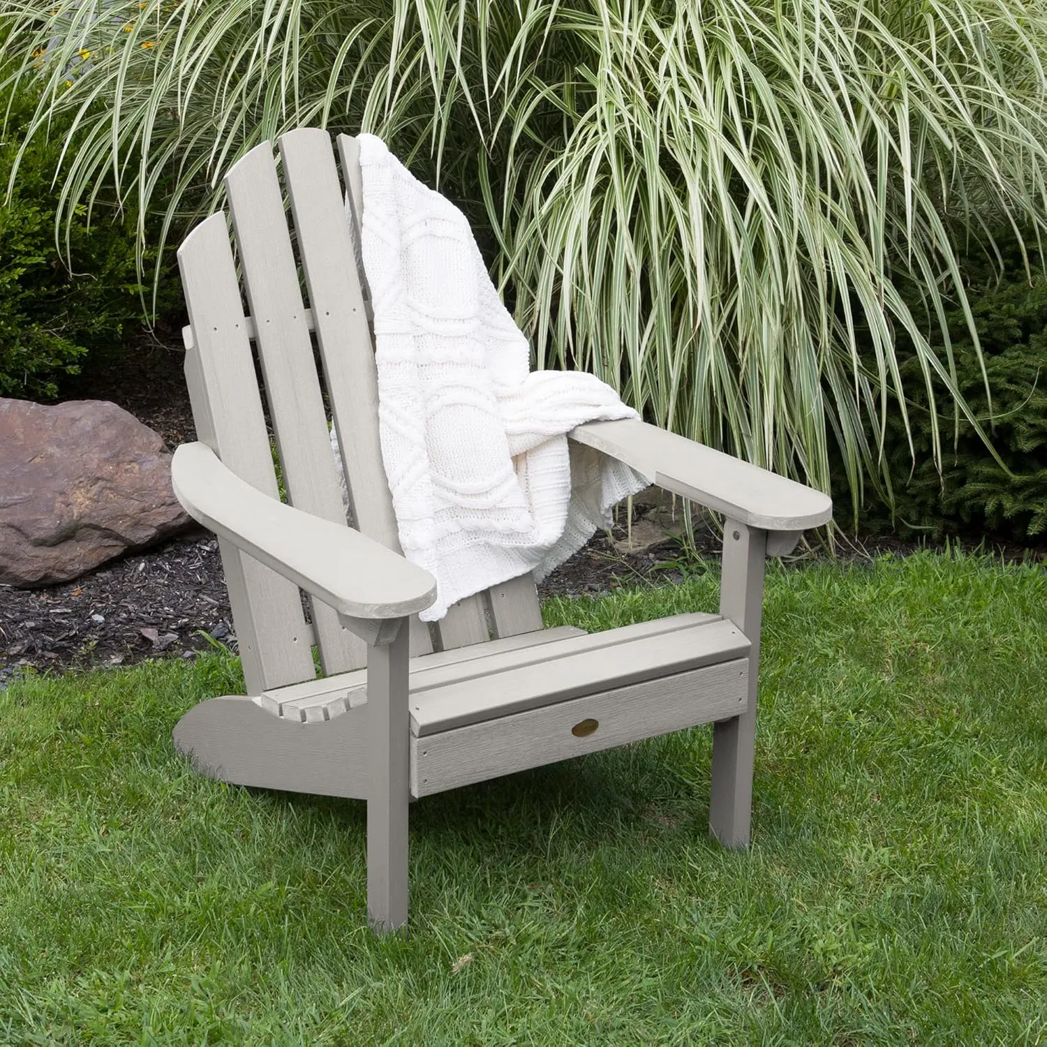 highwood Classic Westport Harbor Gray Adirondack Chair