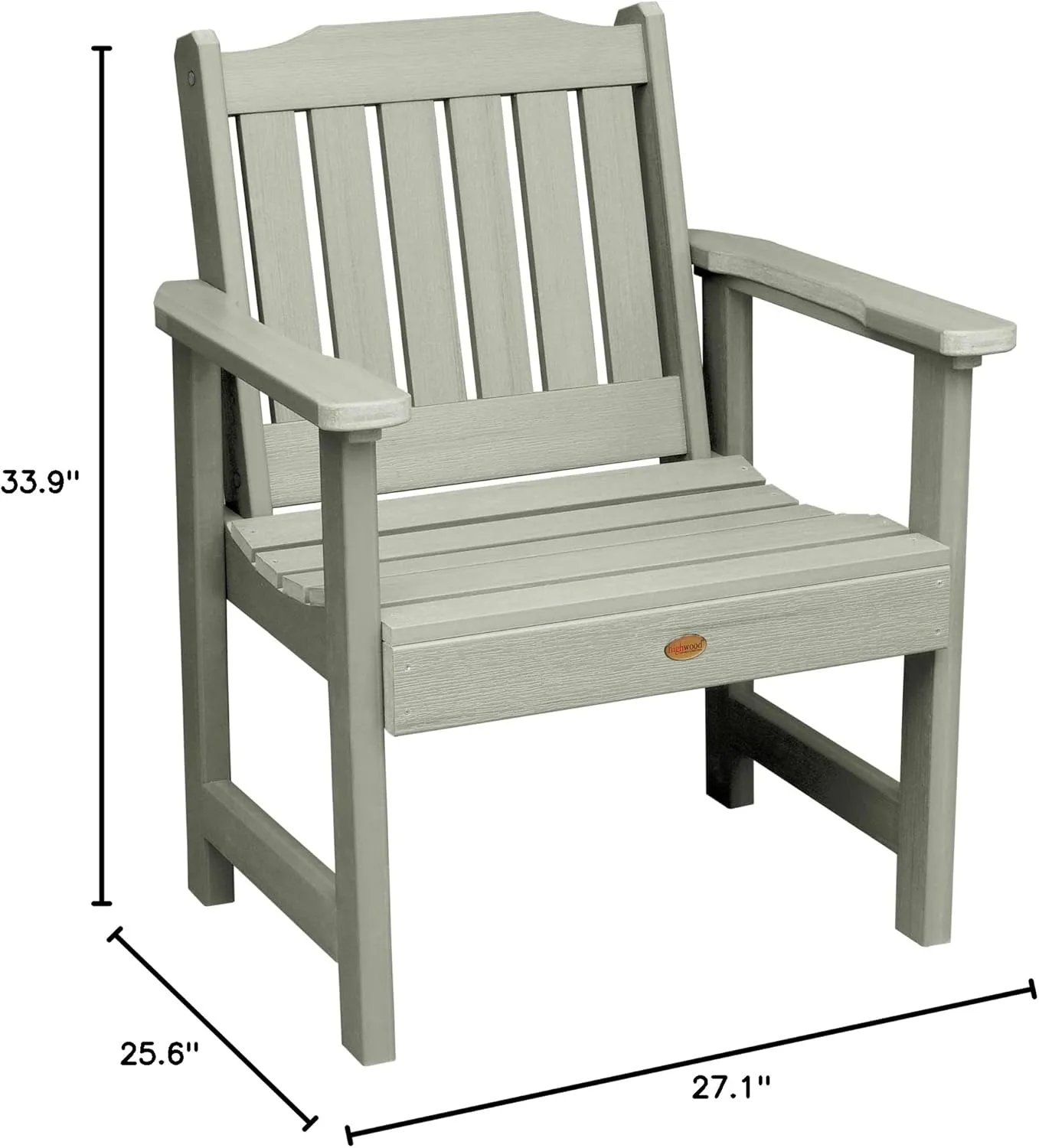 highwood Lehigh Garden Chair, Adult, Eucalyptus