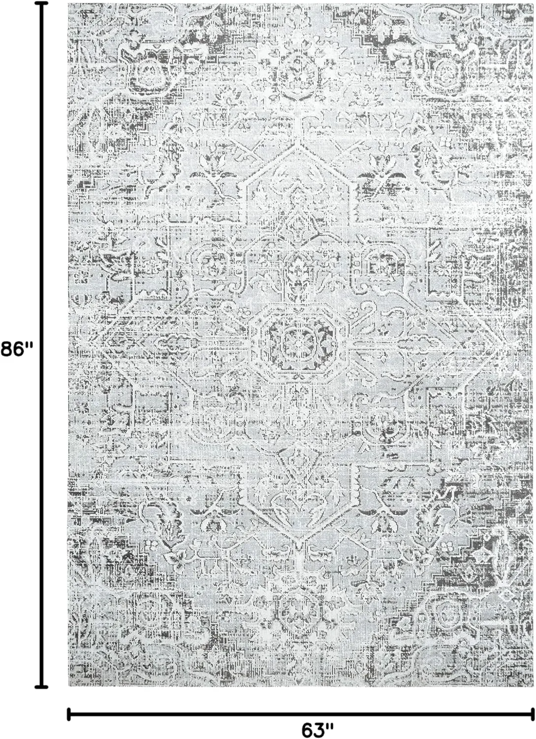Home Dynamix 2491-451 Nicole Miller Patio Sofia Fleur Indoor/Outdoor Area Rug 5'3"x7'2"