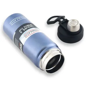 Homeatic Steel Water Bottle with Cap 650ml