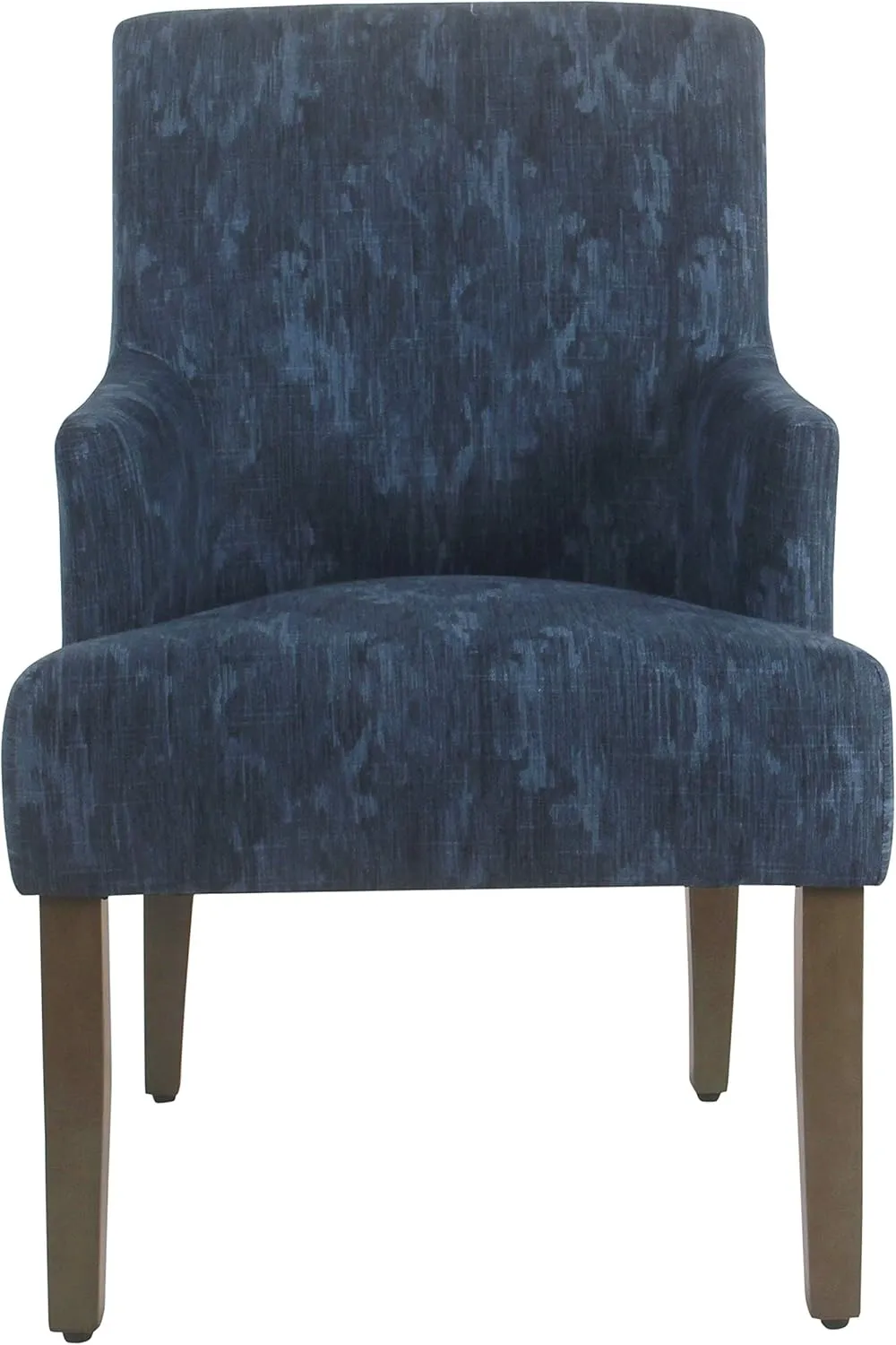 Homepop Home Decor | Upholstered Anywhere Dining Chair | Accent Chairs for Living Room & Bedroom | Decorative Home Furniture (Blue Demask)