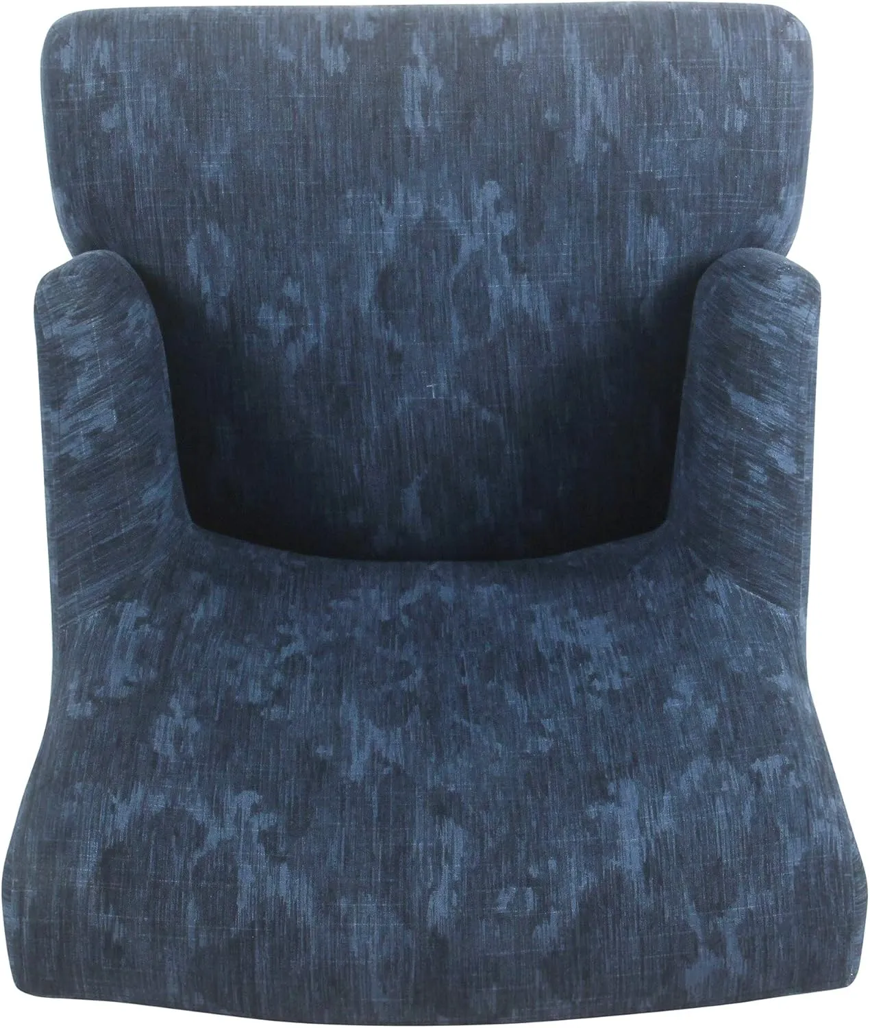 Homepop Home Decor | Upholstered Anywhere Dining Chair | Accent Chairs for Living Room & Bedroom | Decorative Home Furniture (Blue Demask)