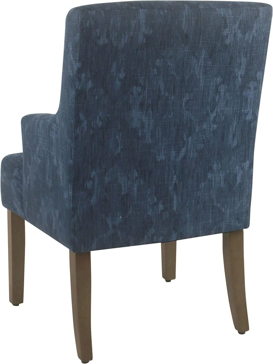 Homepop Home Decor | Upholstered Anywhere Dining Chair | Accent Chairs for Living Room & Bedroom | Decorative Home Furniture (Blue Demask)