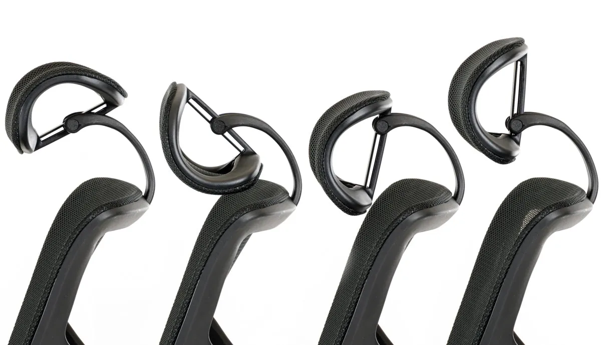 HOMEROOTS 52" Black Plastic And Aluminum Office Chair