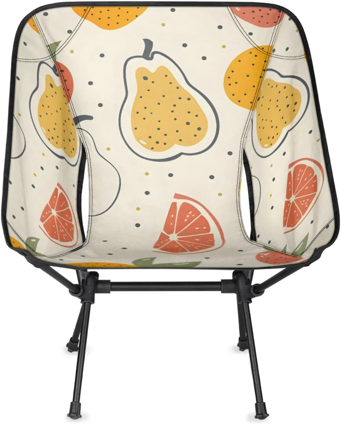 Honeybaby Folding Camping Chair Strawberry Pear Lemon Camping Chairs Lightweight Portable Chair Outdoor Foldable Chairs for Camping Travel Picnic Beach Hiking