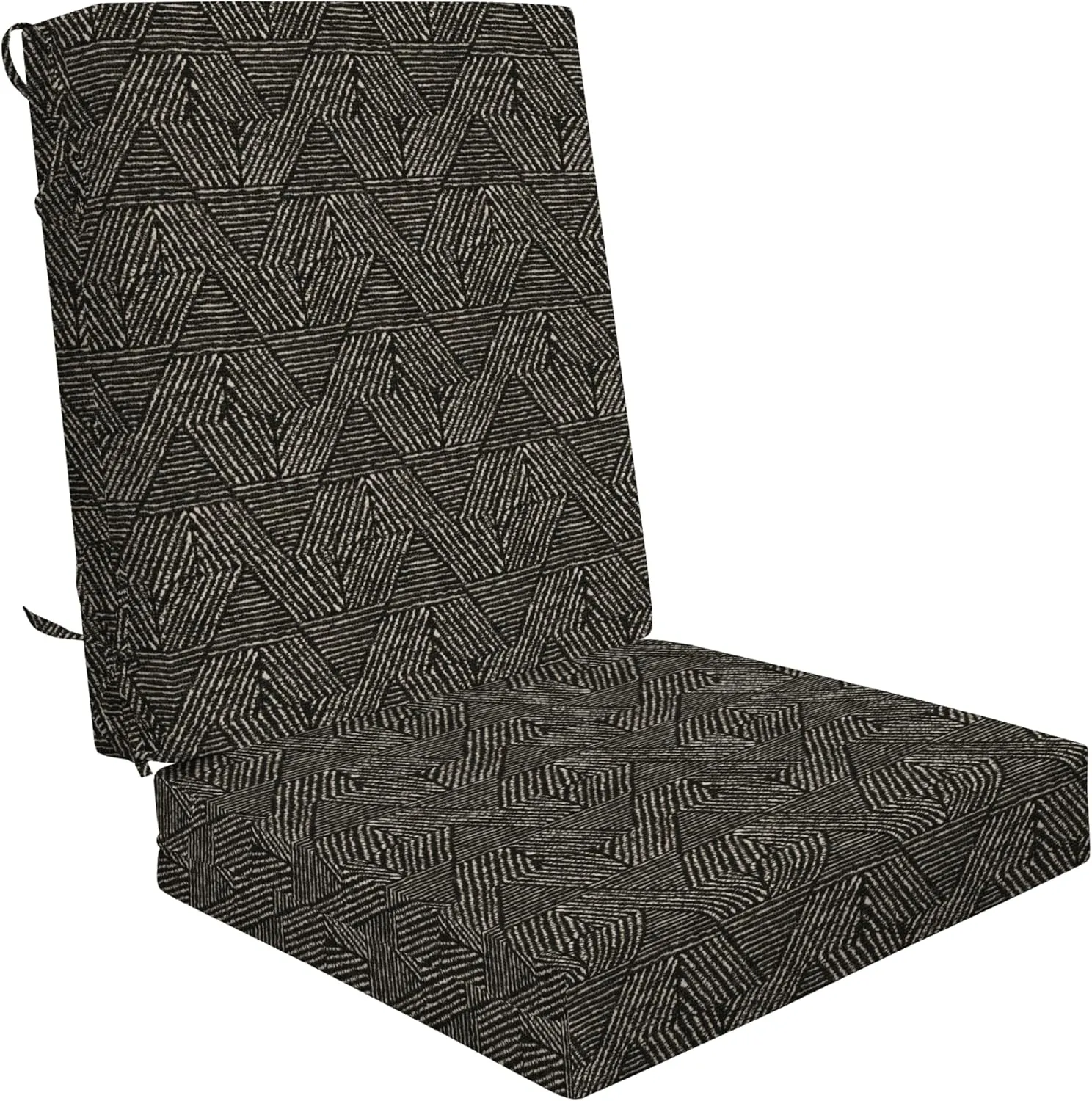 Honeycomb Outdoor Highback, 21" W x 42" L, Zaire Outdoor Chair Cushion