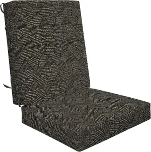 Honeycomb Outdoor Highback, 21" W x 42" L, Zaire Outdoor Chair Cushion