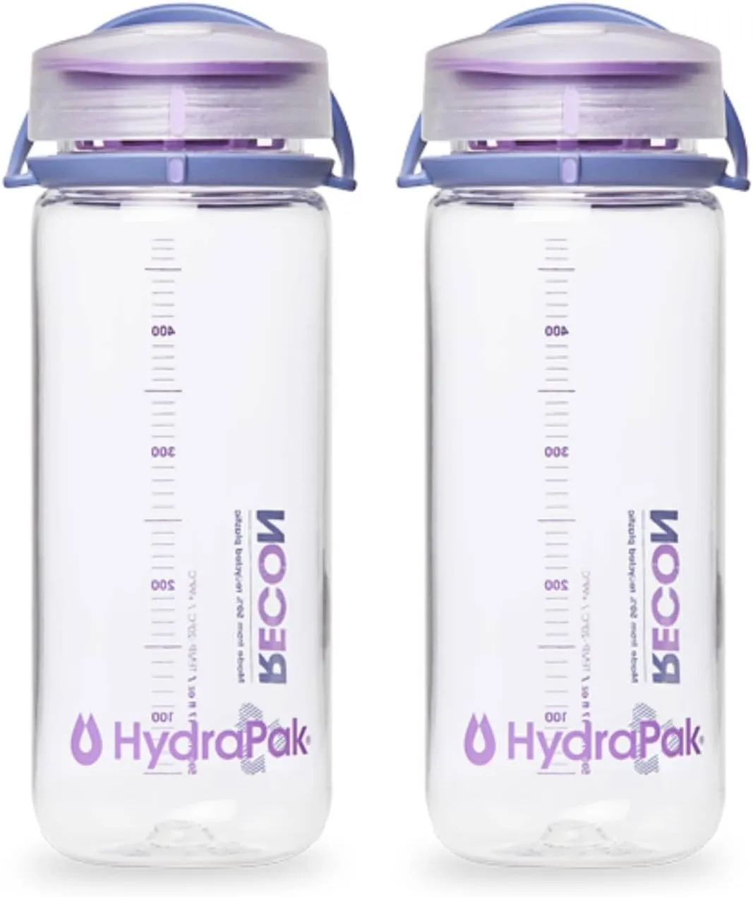 HydraPak Recon Twist & Sip - Wide Mouth Recycled Plastic Water Bottle (24oz or 32oz) - Eco Friendly, BPA Free, Easy Carry