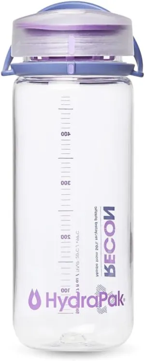HydraPak Recon Twist & Sip - Wide Mouth Recycled Plastic Water Bottle (24oz or 32oz) - Eco Friendly, BPA Free, Easy Carry