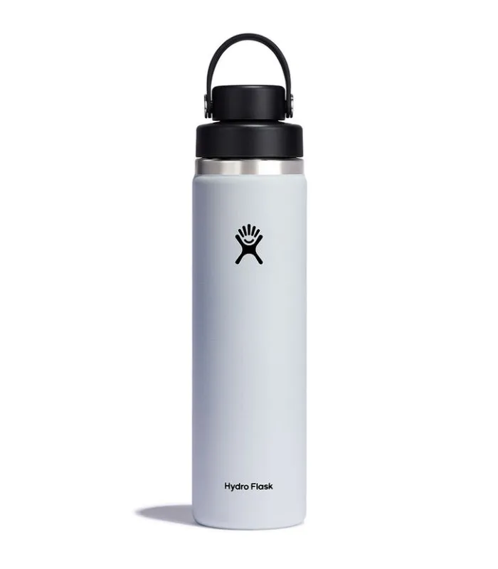 HYDRO FLASK 24 OZ WIDE FLEX CHUG CAP WHITE