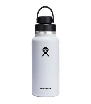 HYDRO FLASK 32 OZ WIDE FLEX CHUG CAP WHITE