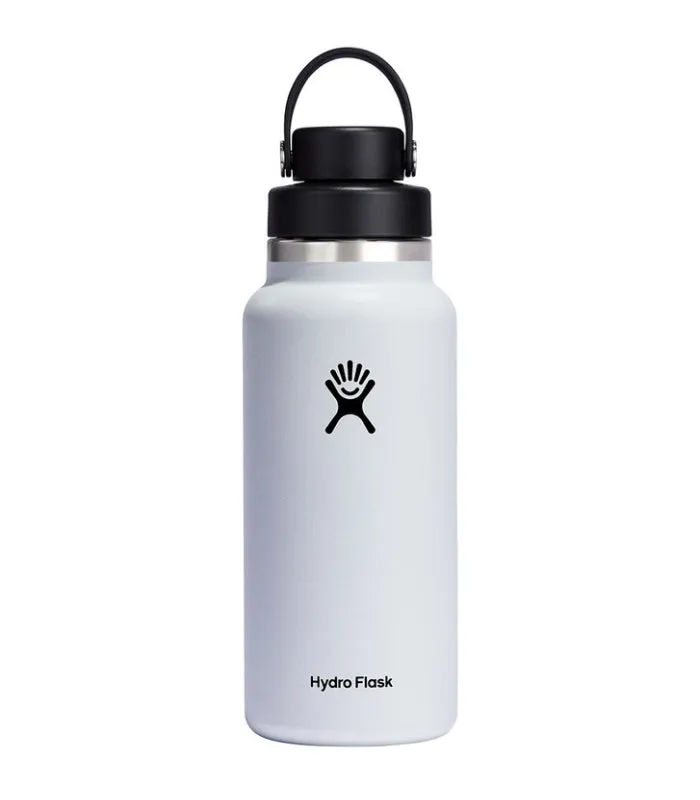 HYDRO FLASK 32 OZ WIDE FLEX CHUG CAP WHITE