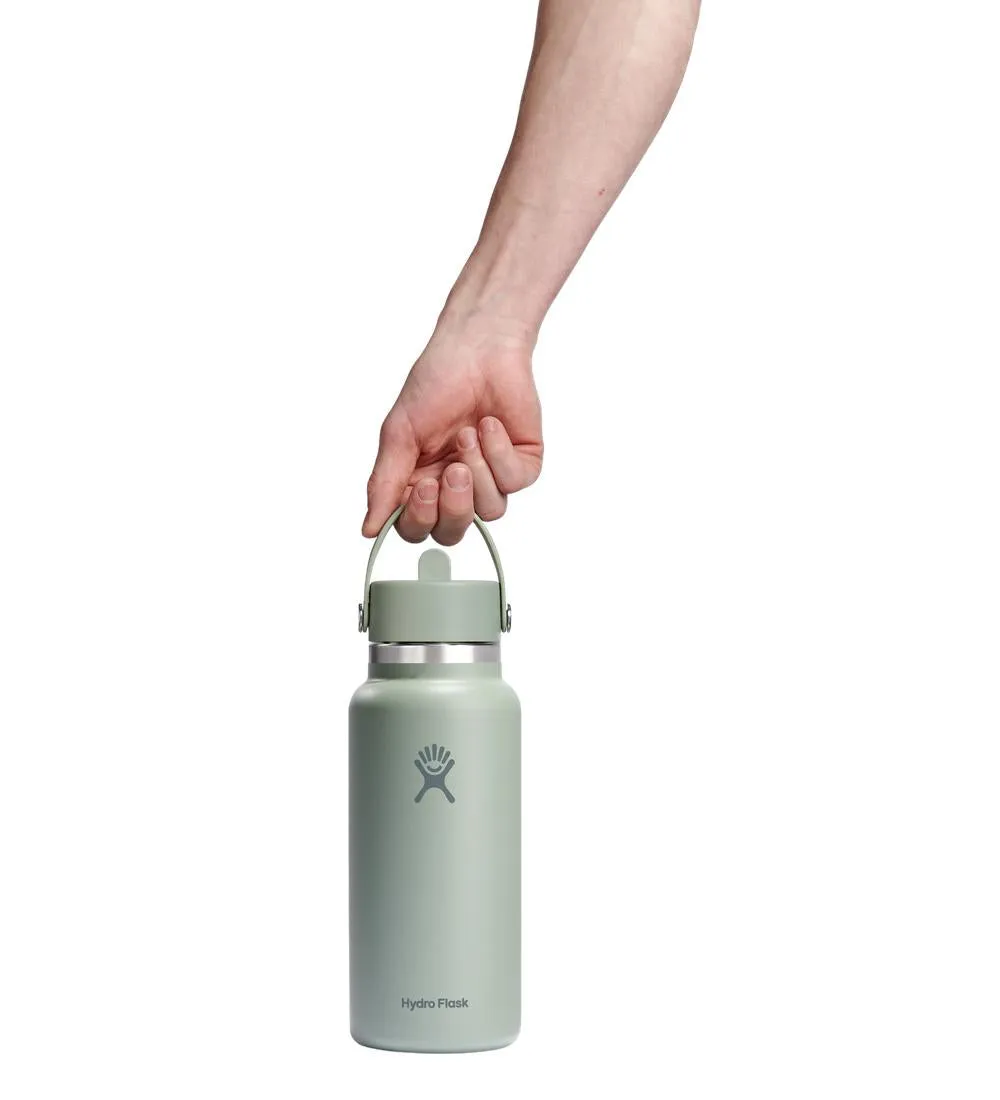 HYDRO FLASK 32 OZ WIDE FLEX STRAW CAP AGAVE