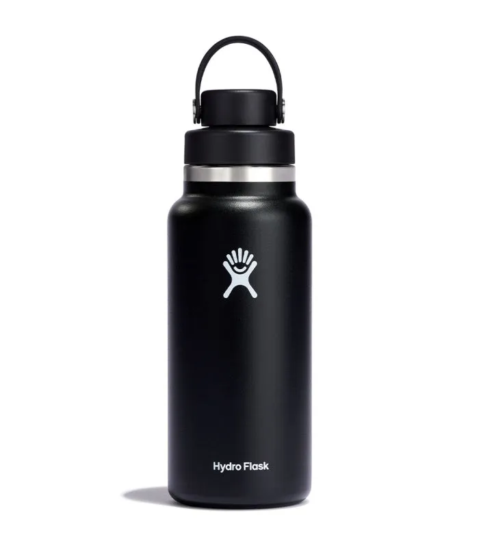 HYDRO FLASK 32OZ WIDE FLEX CHUG CAP BLACK