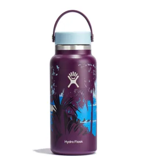 HYDRO FLASK 32OZ WIDE MOUTH FLEX CAP EGGPLANT