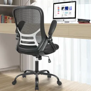 HYLONE Ergonomic Office Chair Lumbar Support, Comfy Desk Chair Home Mesh Office Chair Back Support Comfortable Desk Chair Ergonomic