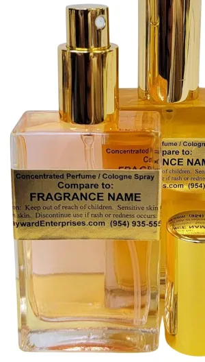 HYWD Enterprises Perfume Spray Compares to JASMIN NOIR (Bulg.) for women, Fragrance Rendition, Fragrance Spray, Eau de Parfum, 2 oz. (60ml) Glass