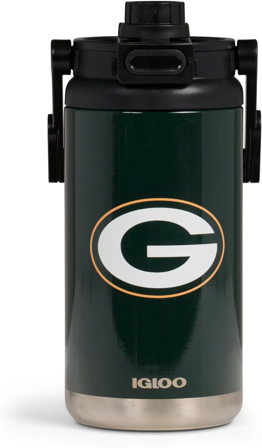 Igloo, 54 OZ Stainless Steel, Jug, Green Bay Packers