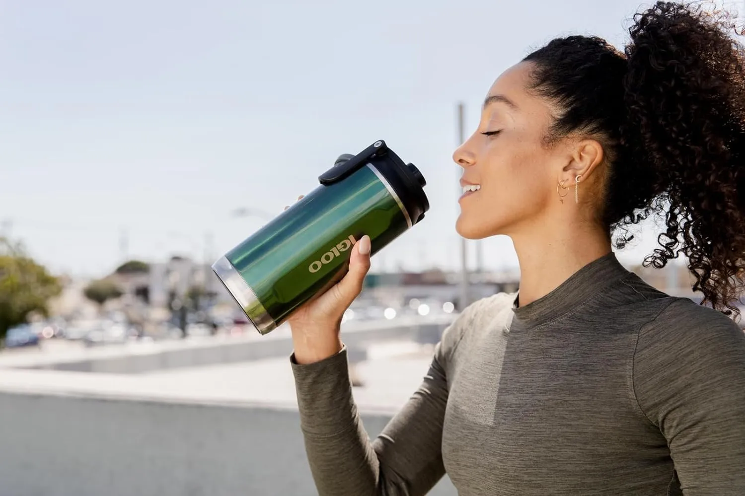 Igloo Stainless Steel, Twist ‘n’ Chug Bottle