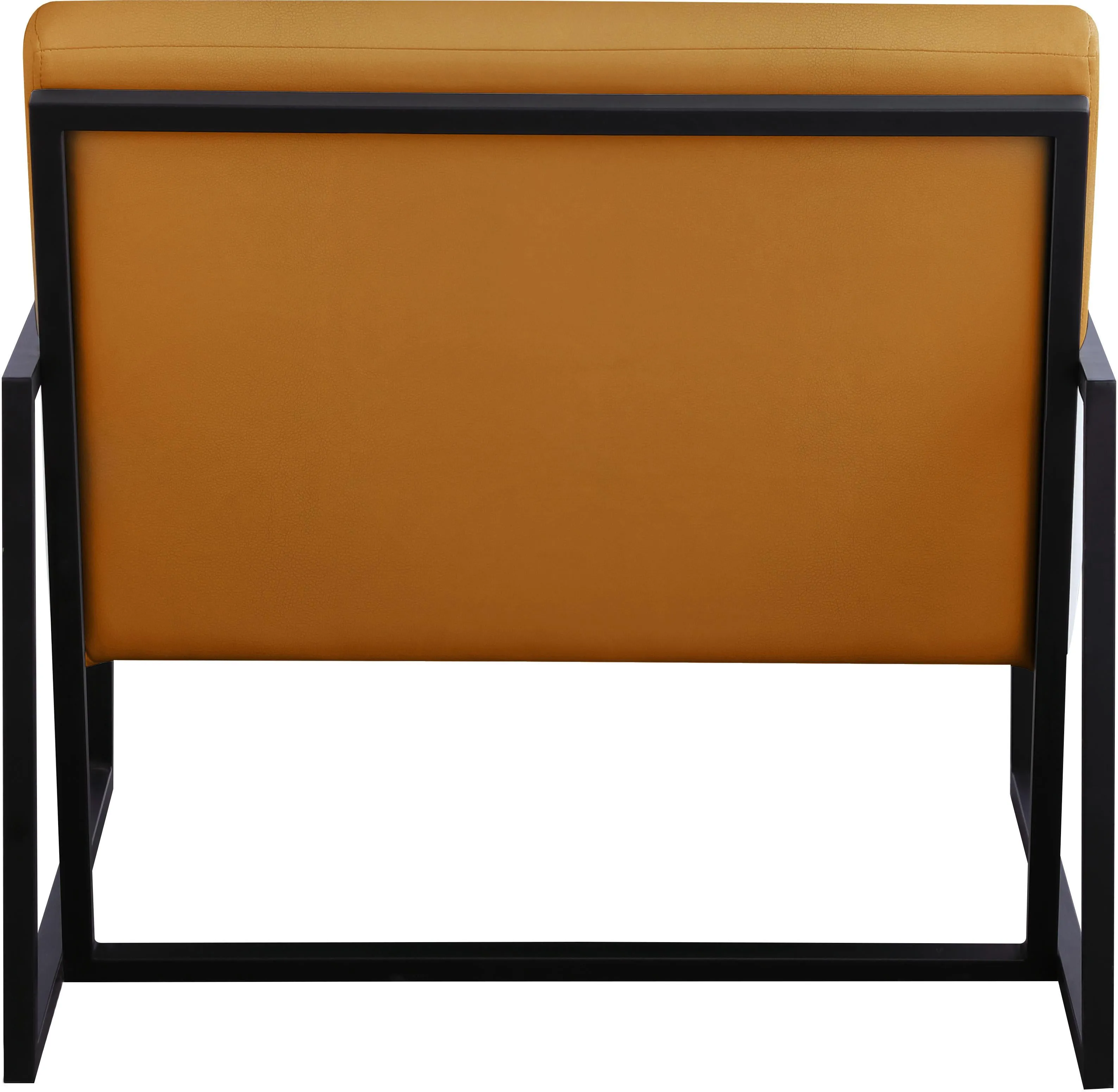 Industry Cognac Faux Leather Accent Chair