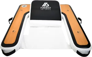Inflatable Chair – Premium Outdoor Blow Up Seat Lounger for Boating, Beach, Lake, Pool - Includes Pump & Travel Bag - Foldable Water Floating Device for Adults Summer