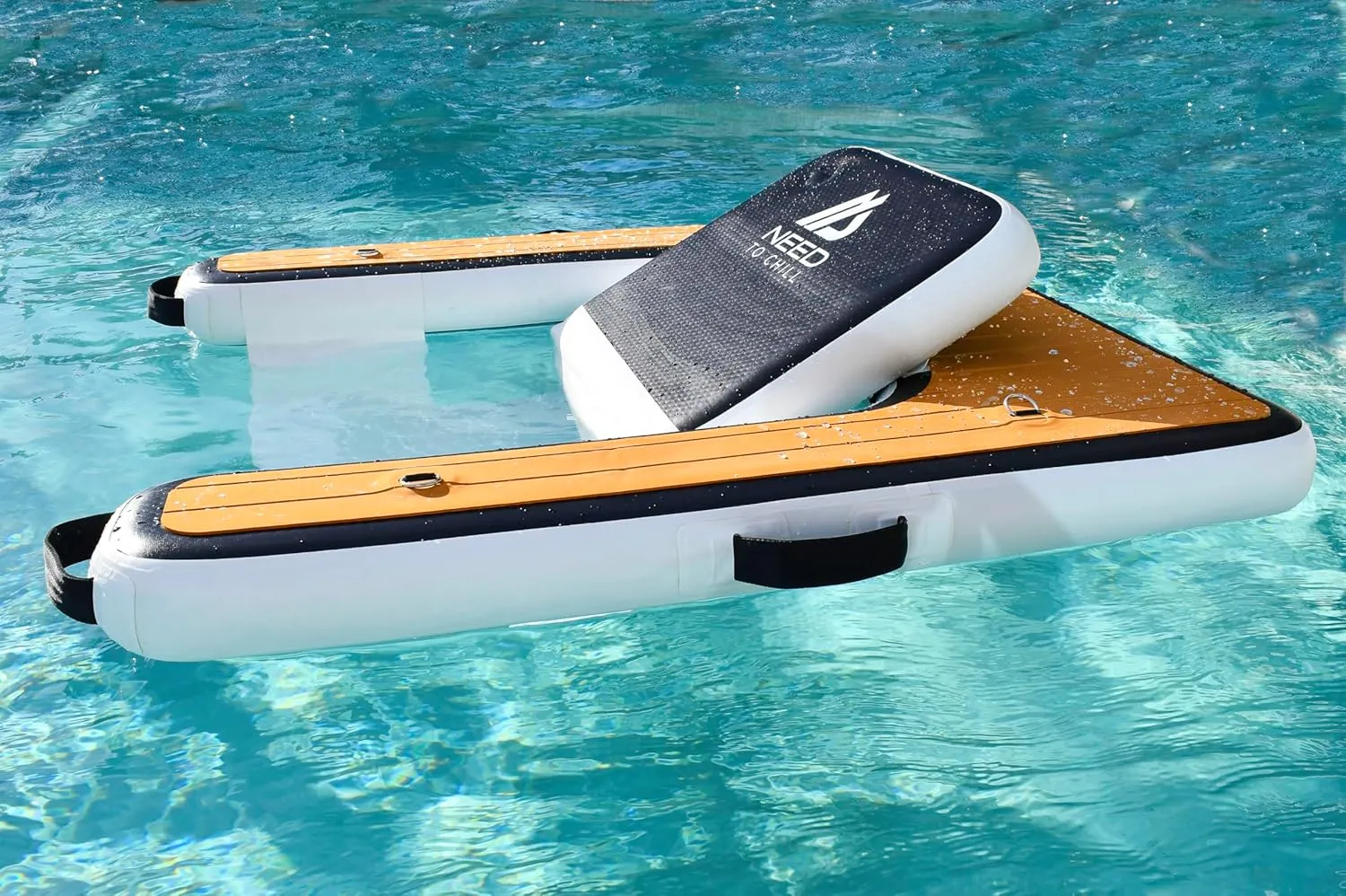 Inflatable Chair – Premium Outdoor Blow Up Seat Lounger for Boating, Beach, Lake, Pool - Includes Pump & Travel Bag - Foldable Water Floating Device for Adults Summer
