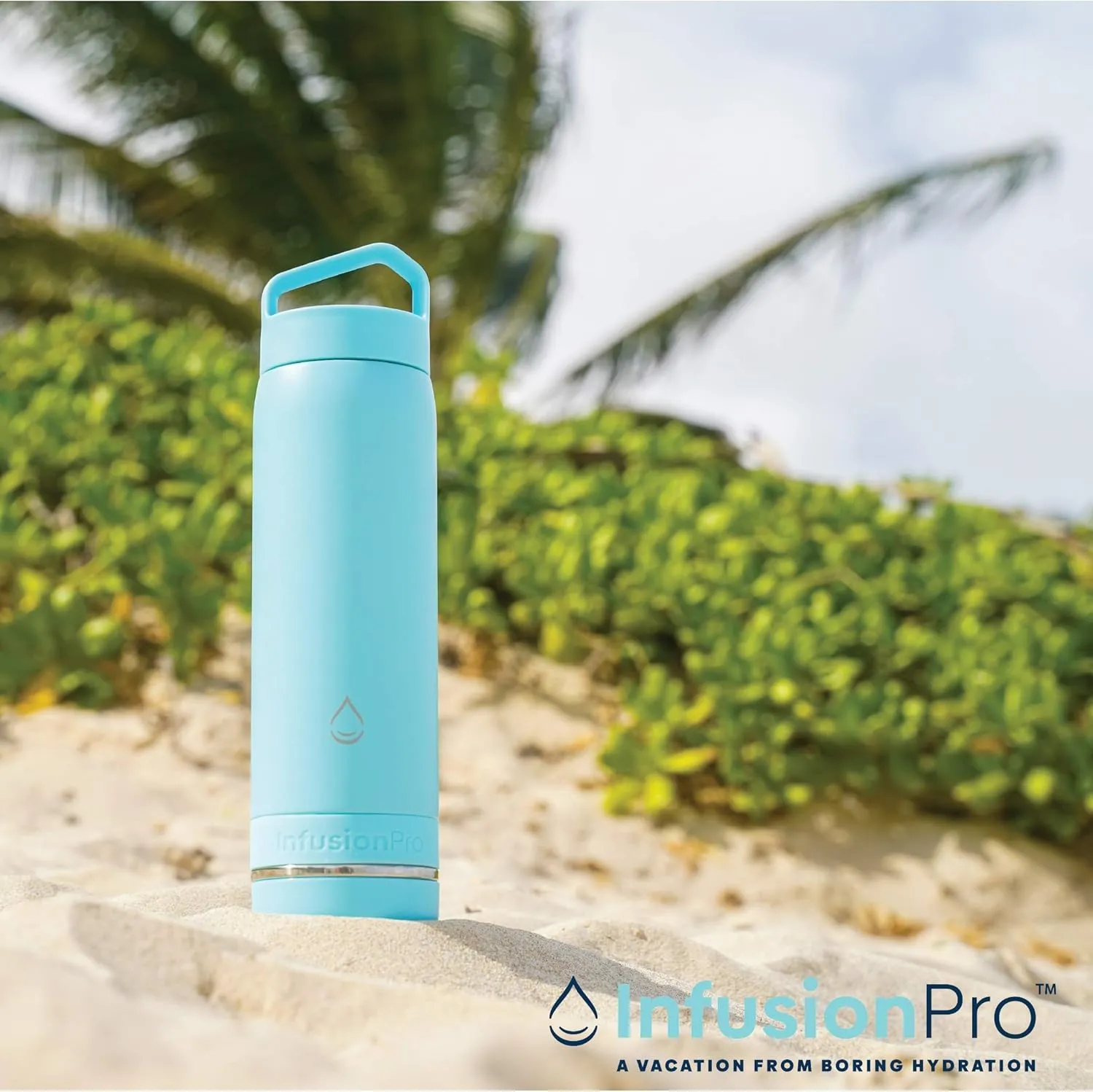 Infusion Pro Fruit Infuser Water Bottle - Vacuum Insulated (20 oz) Stainless Steel : Fruit Infusion Recipe eBook : Bottom Loading for More Flavor : Easy Cleaning : Great Gift