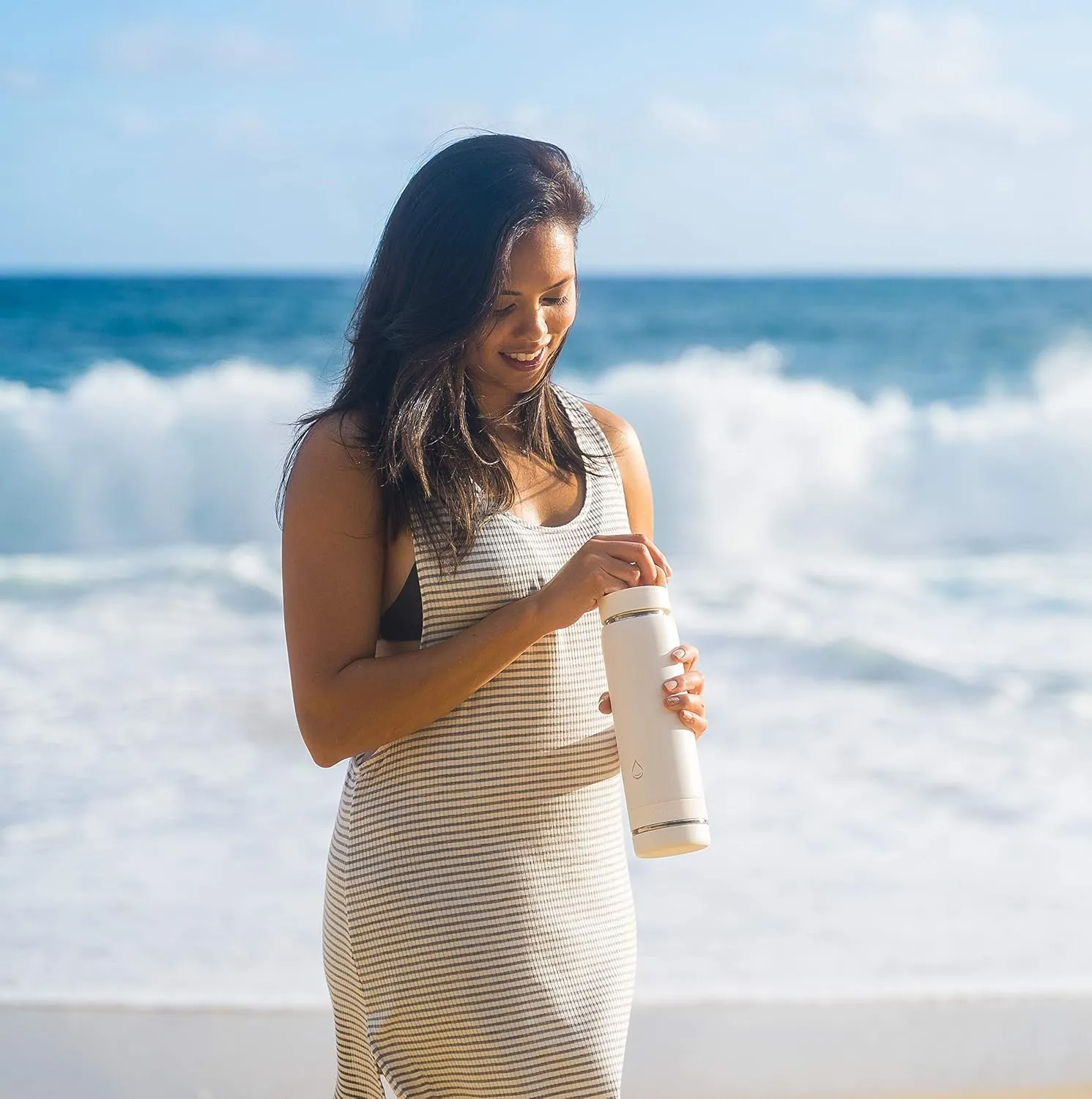 Infusion Pro Fruit Infuser Water Bottle - Vacuum Insulated (20 oz) Stainless Steel : Fruit Infusion Recipe eBook : Bottom Loading for More Flavor : Easy Cleaning : Great Gift