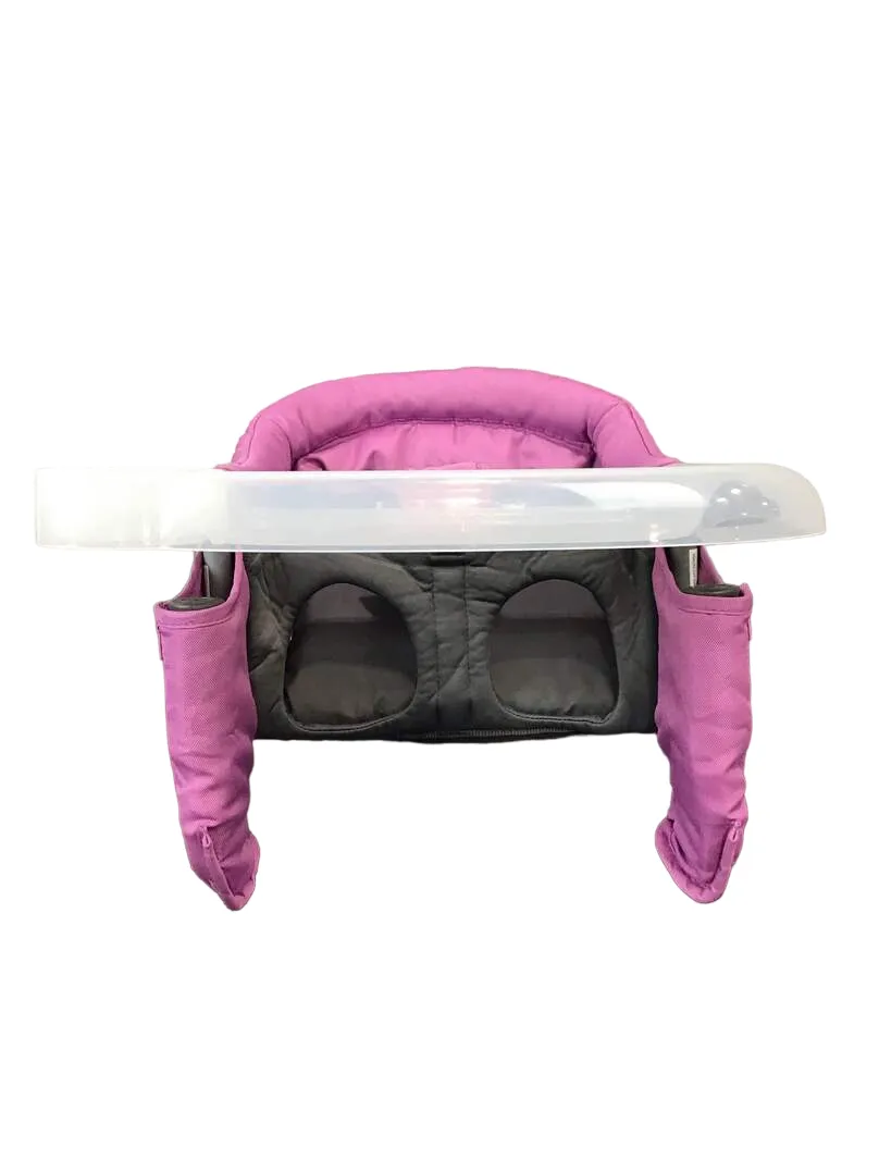 Inglesina Fast Table Chair, Fuchsia Pink, With Dining Tray