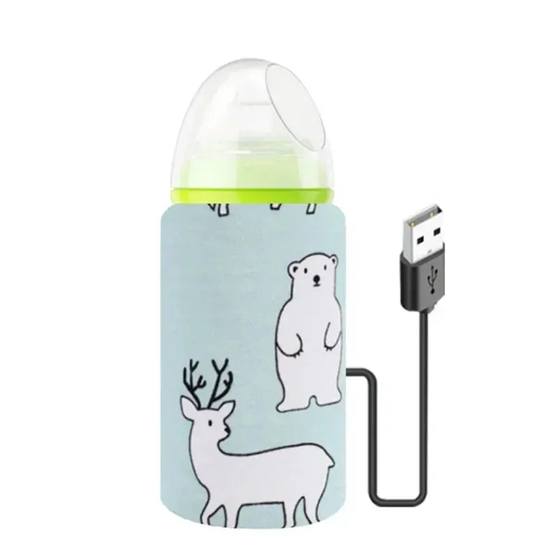 Insulated Bottle Warmer, Portable, USB Rechargeable