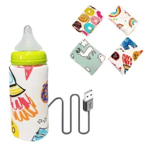 Insulated Bottle Warmer, Portable, USB Rechargeable