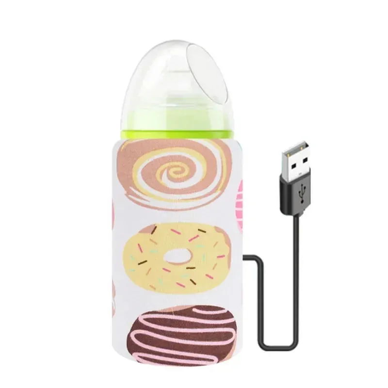 Insulated Bottle Warmer, Portable, USB Rechargeable